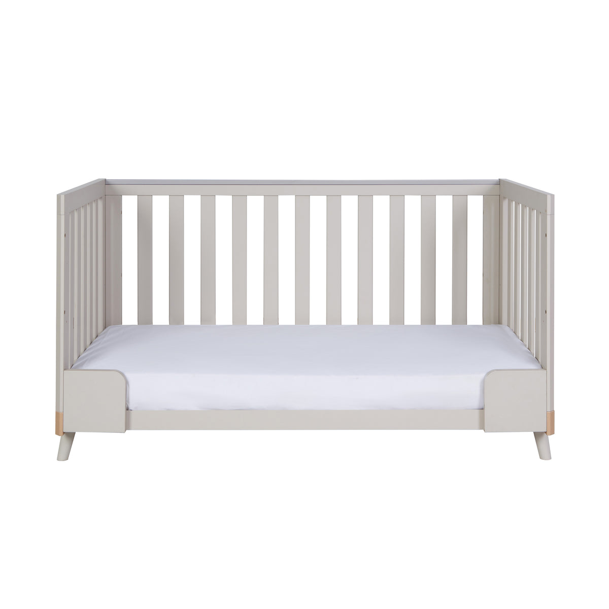 Tutti Bambini Hygge Cot Bed - Light Oak/White Sand