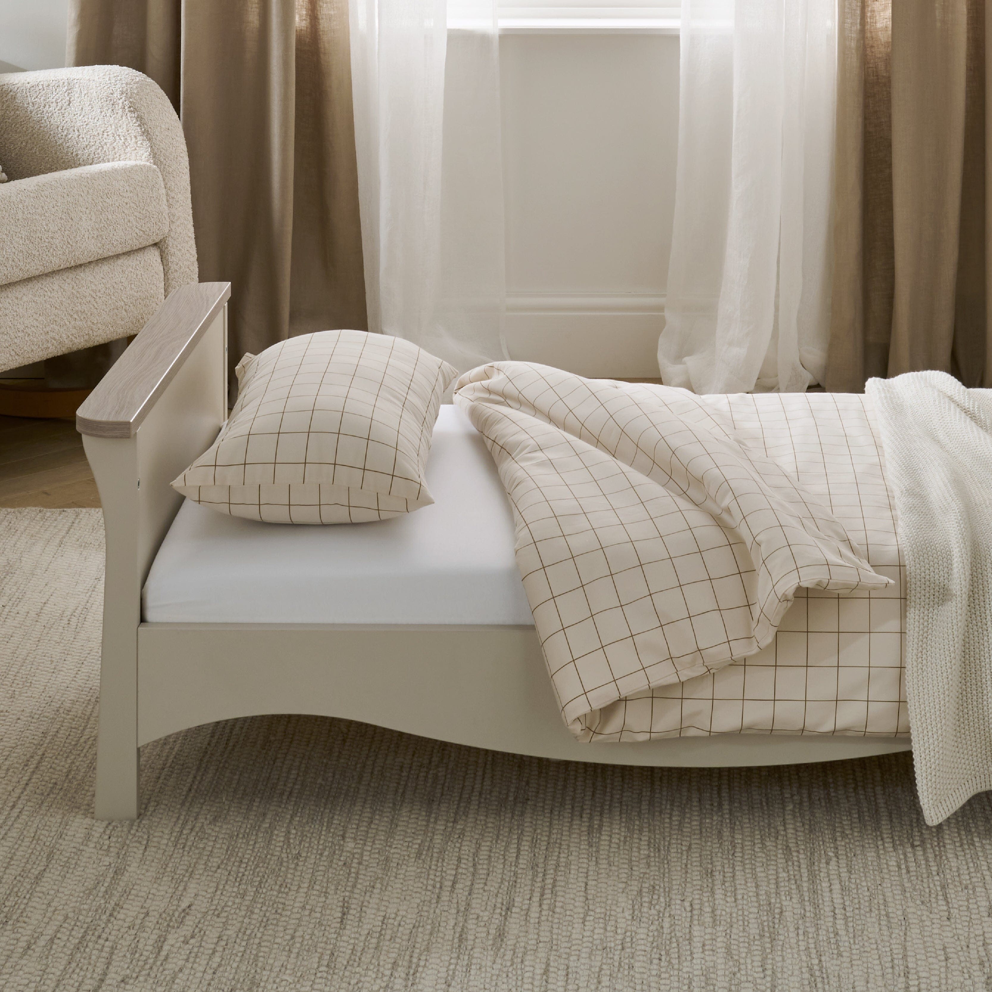 Clara Toddler Bed - Cashmere & Ash