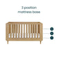 Tutti Bambini Japandi Mini Cot Bed - Light Oak