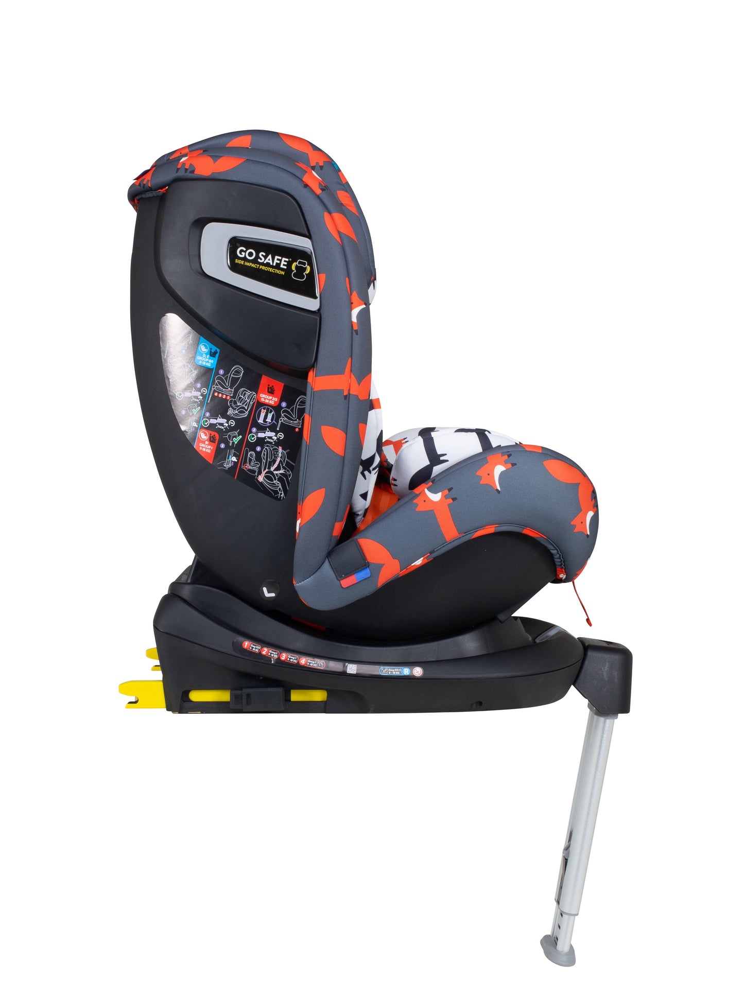 Cosatto All in All 360 Rotate Car Seat -Charcoal Mister Fox