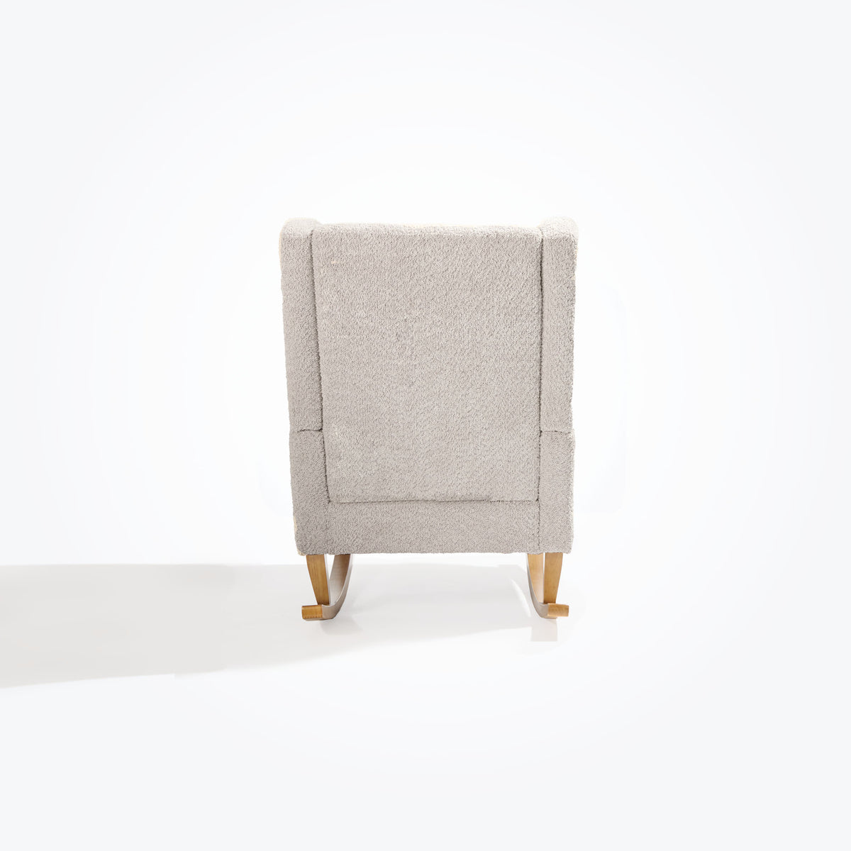 Tutti Bambini Harper Wingback Rocking Chair & Footstool - Teddy Mushroom