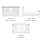 Tuti Bambini Verona 3 Piece Room Set - White/Oak