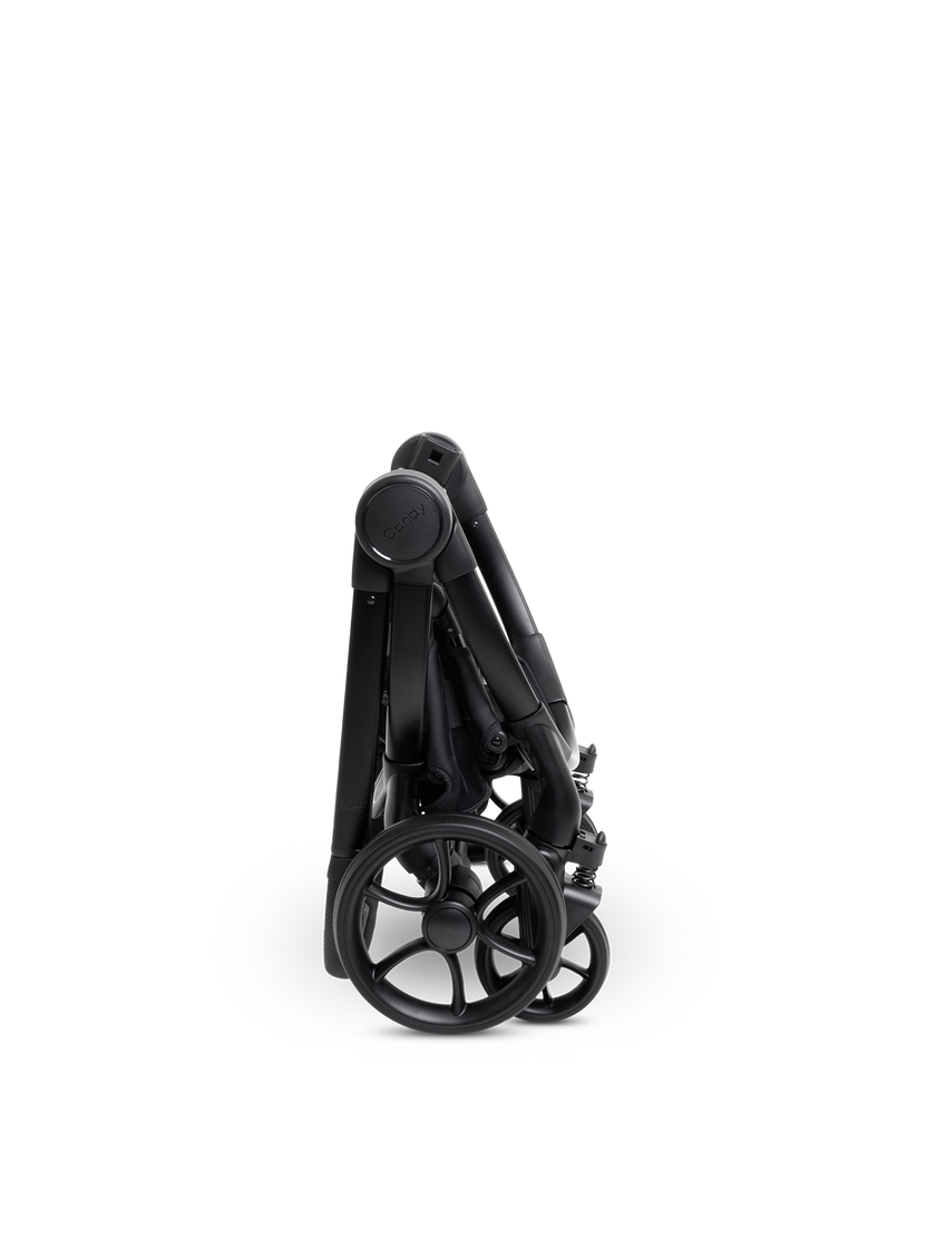 icandy Peach 7 STUDIO Pushchair and Carrycot - Complete Bundle Matt Black