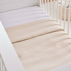 4 Piece Cot Bed Bedding Set - Cashmere Waffle