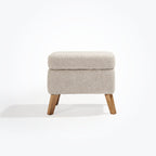 Tutti Bambini Harper Wingback Rocking Chair & Footstool - Teddy Mushroom