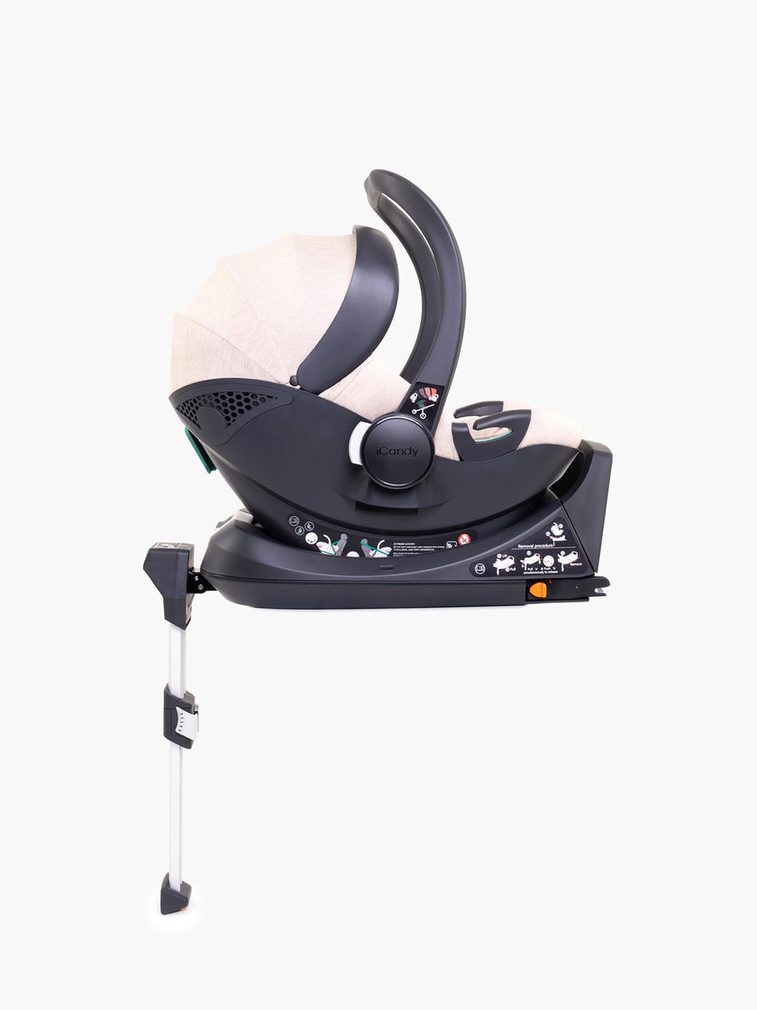 icandy Peach 7 Biscotti Pushchair and Carrycot - Complete Car Seat Bundle