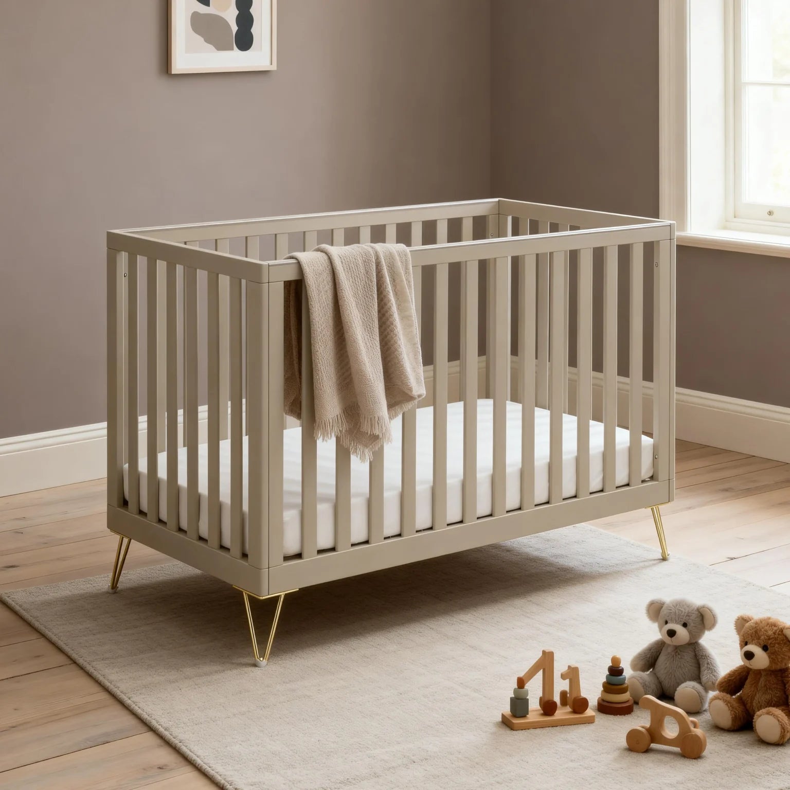 Kimi Cot Bed – Cashmere