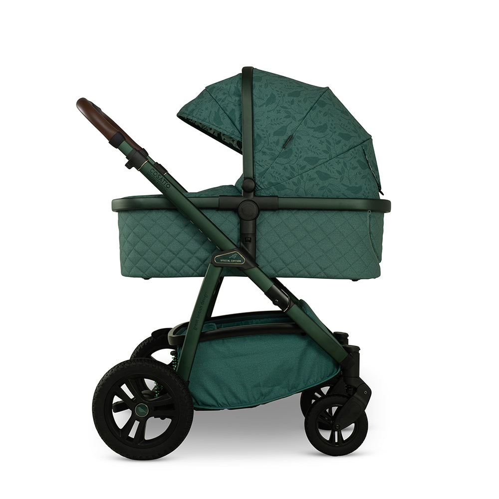 Cosatto Wow 3 Special Edition All Stage Family Rotate & Recline 2 Base Bundle Wildwood