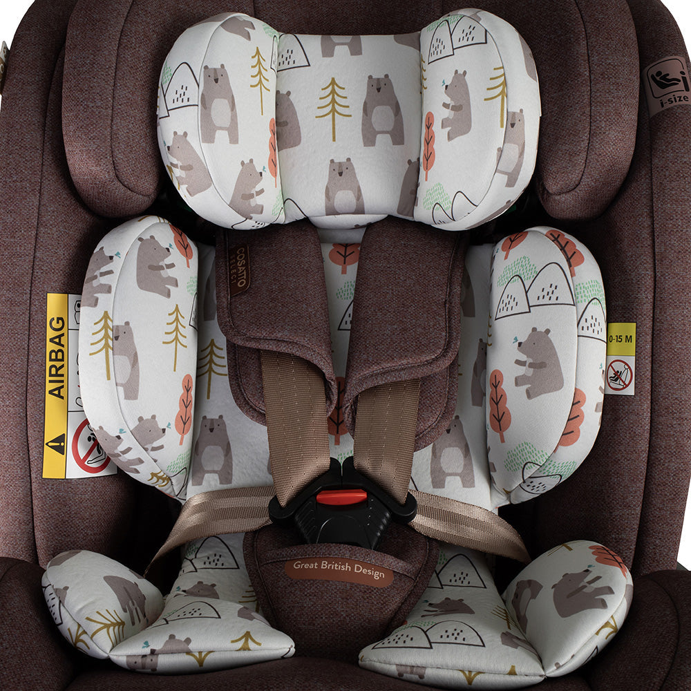 Cosatto Get Set Grow Plus i-Size 360 Car Seat Bear Hug