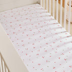 2 Pack Cot Bed Sheets - Ditsy Cherry