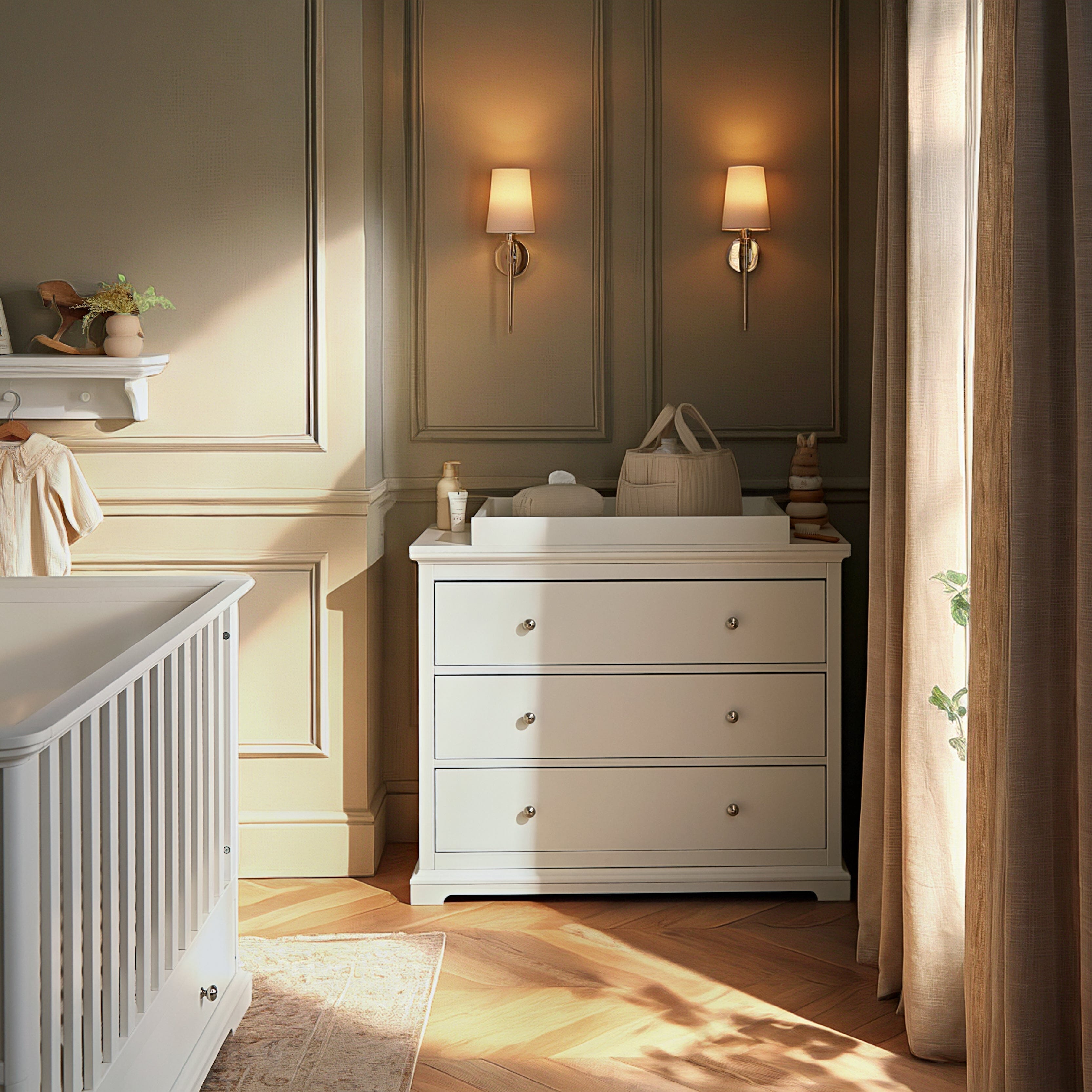 Beaumont 2 Piece Nursery Furniture Set - White