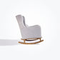 Tutti Bambini Harper Wingback Rocking Chair & Footstool - Cloud Grey