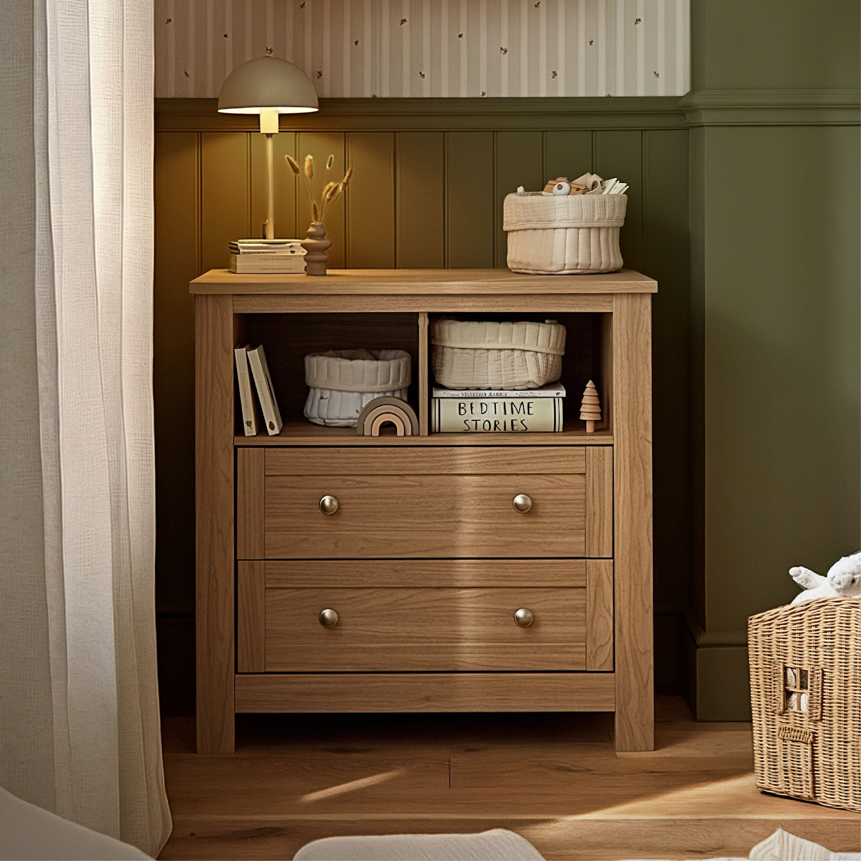 Burford Dresser Changer - Oak