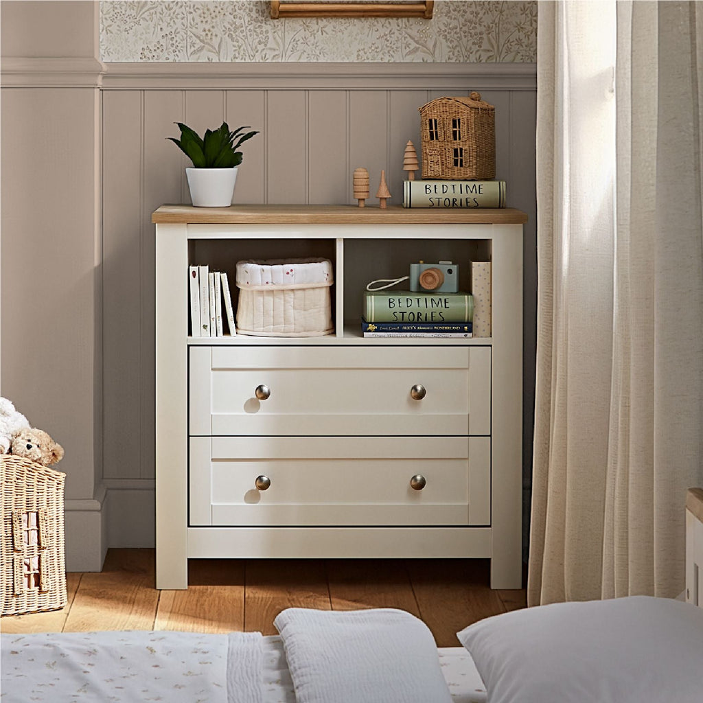 Burford Dresser Changer - White & Oak