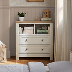 Burford Dresser Changer - White & Oak