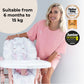 My Babiie Premium Highchair Rose Gold