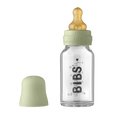 Bibs Baby Glass Bottle Complete Set 110ml - Sage