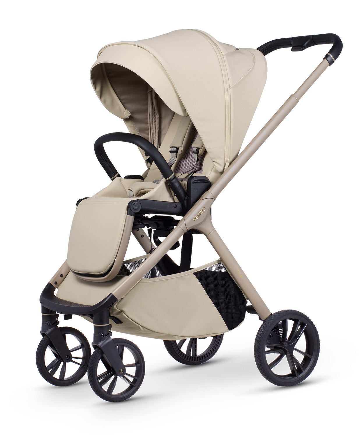 Venicci Tila Ultimate Bundle (4 In 1 Plus) Sabbia- Tiago Black