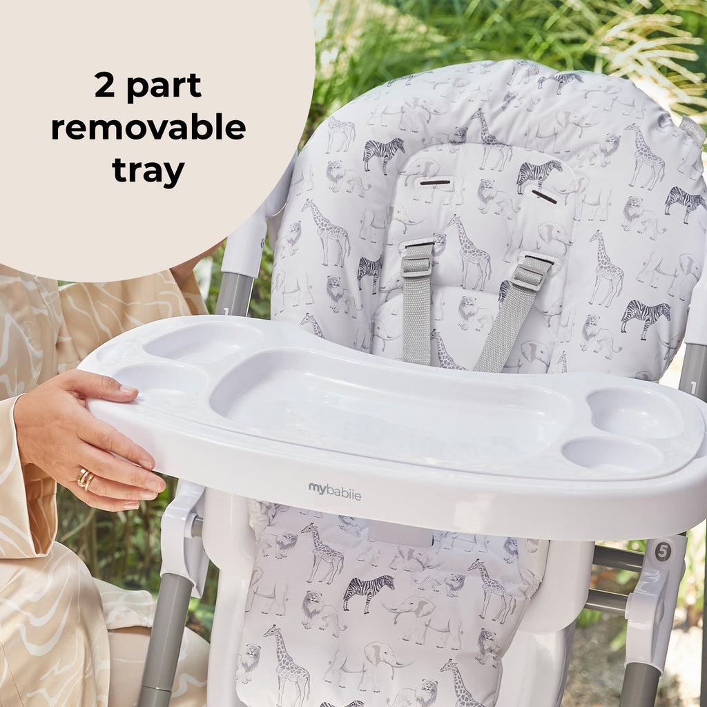 My Babiie Premium Highchair- Safari