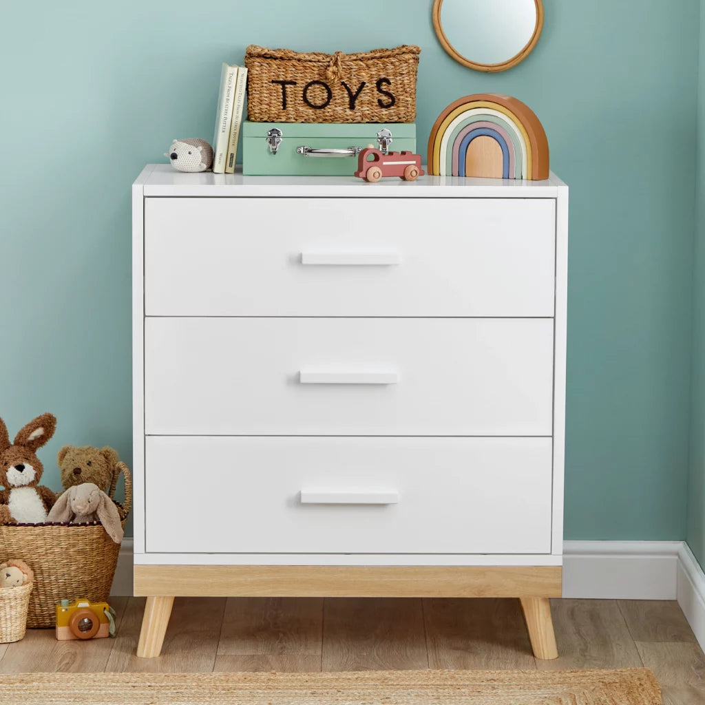 Mona Nursery Chest Changer – White