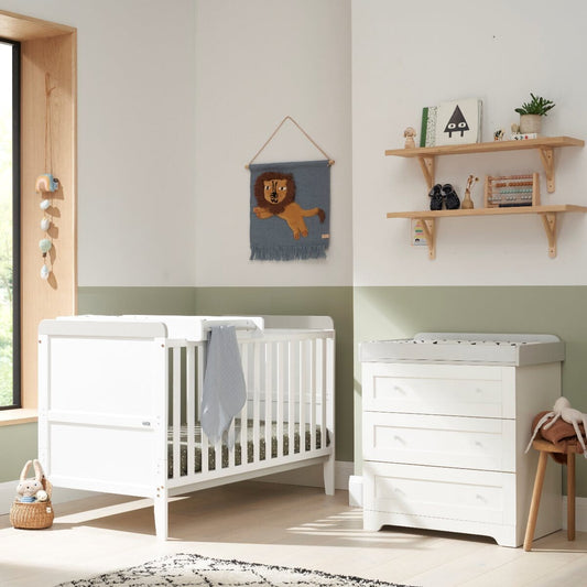 Tuti Bambini Rio 2 Piece Room Set - White & Dove Grey