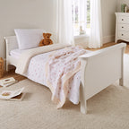 Cot Bed Quilt - Ditsy Cherry