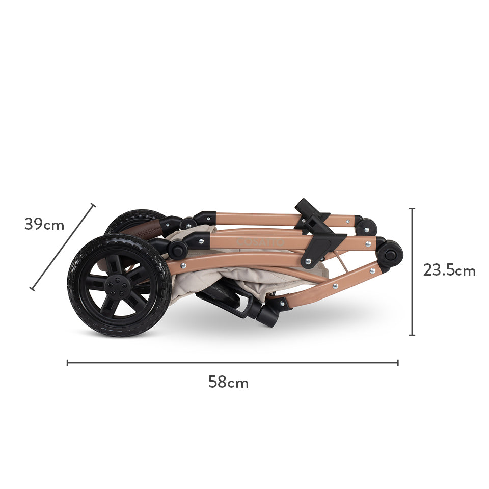 Cosatto Wow 3 Doll's Pram- Whisper