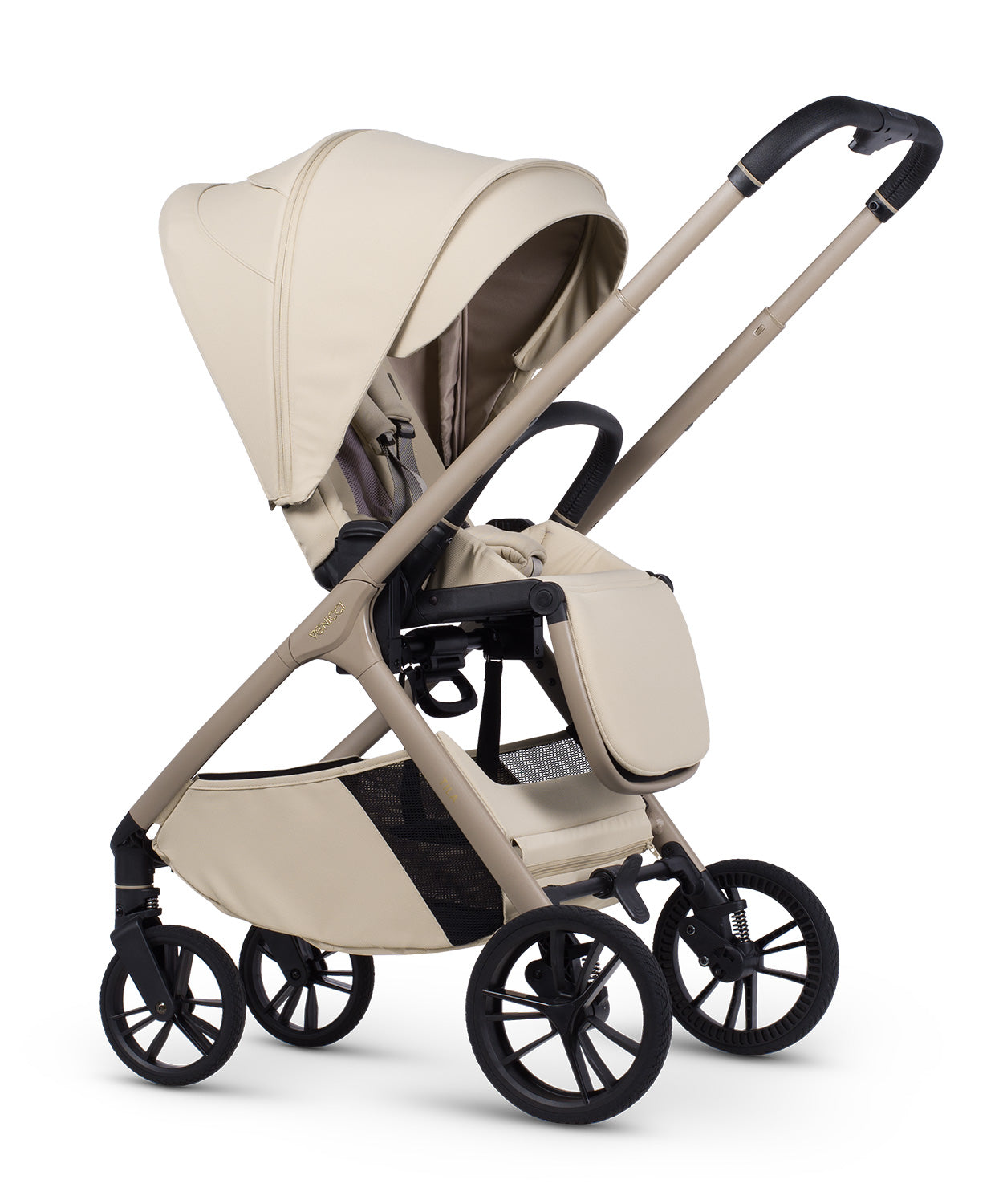 Venicci Tila Ultimate Bundle (4 In 1 Plus) Sabbia- Tiago Black