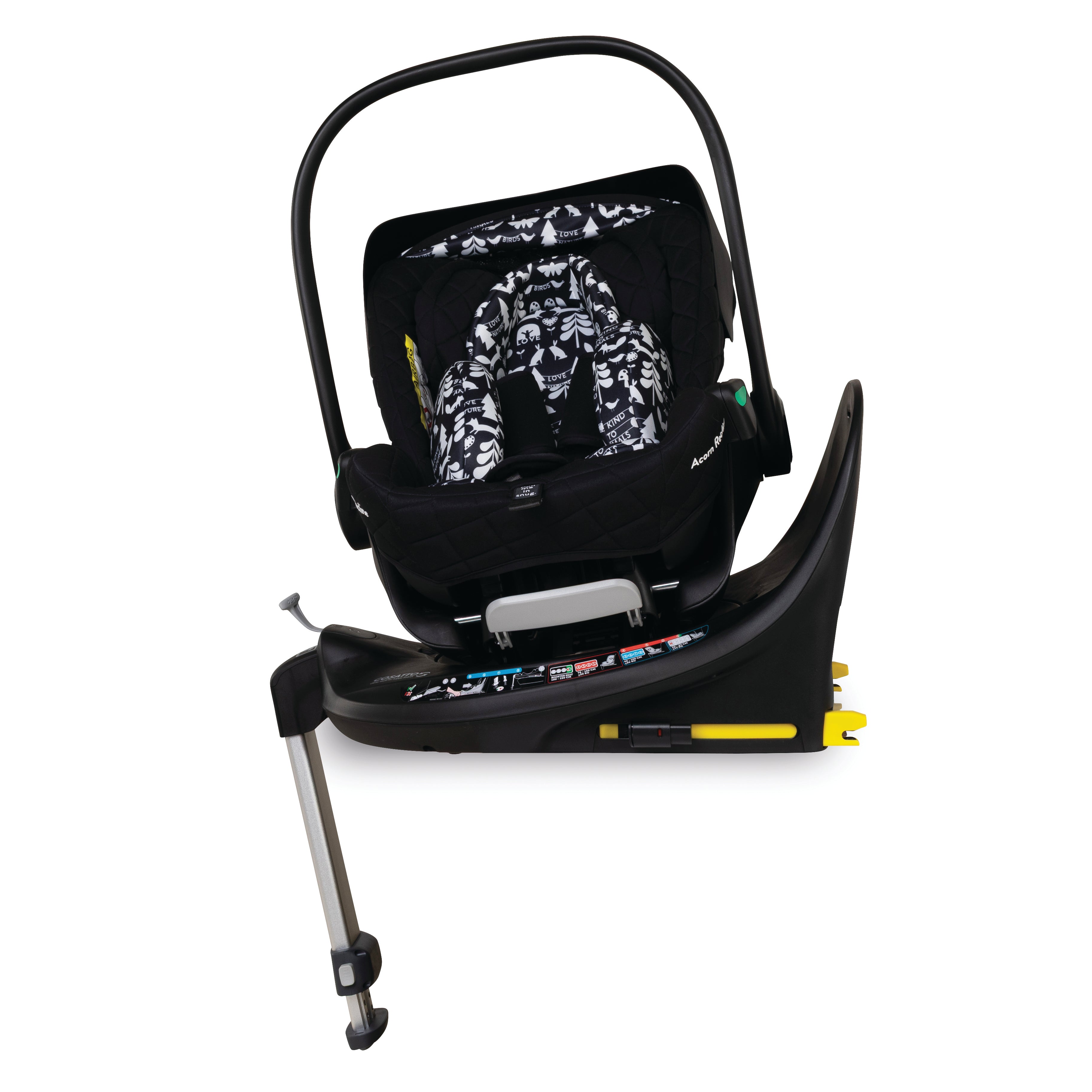 Cosatto Wow 3 All Stage Family Rotate & Recline 2 Base Bundle Silhouette