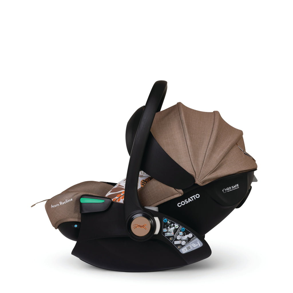 Cosatto Wow 3 Special Edition Rotate & Recline Essentials Bundle Tiger Tale