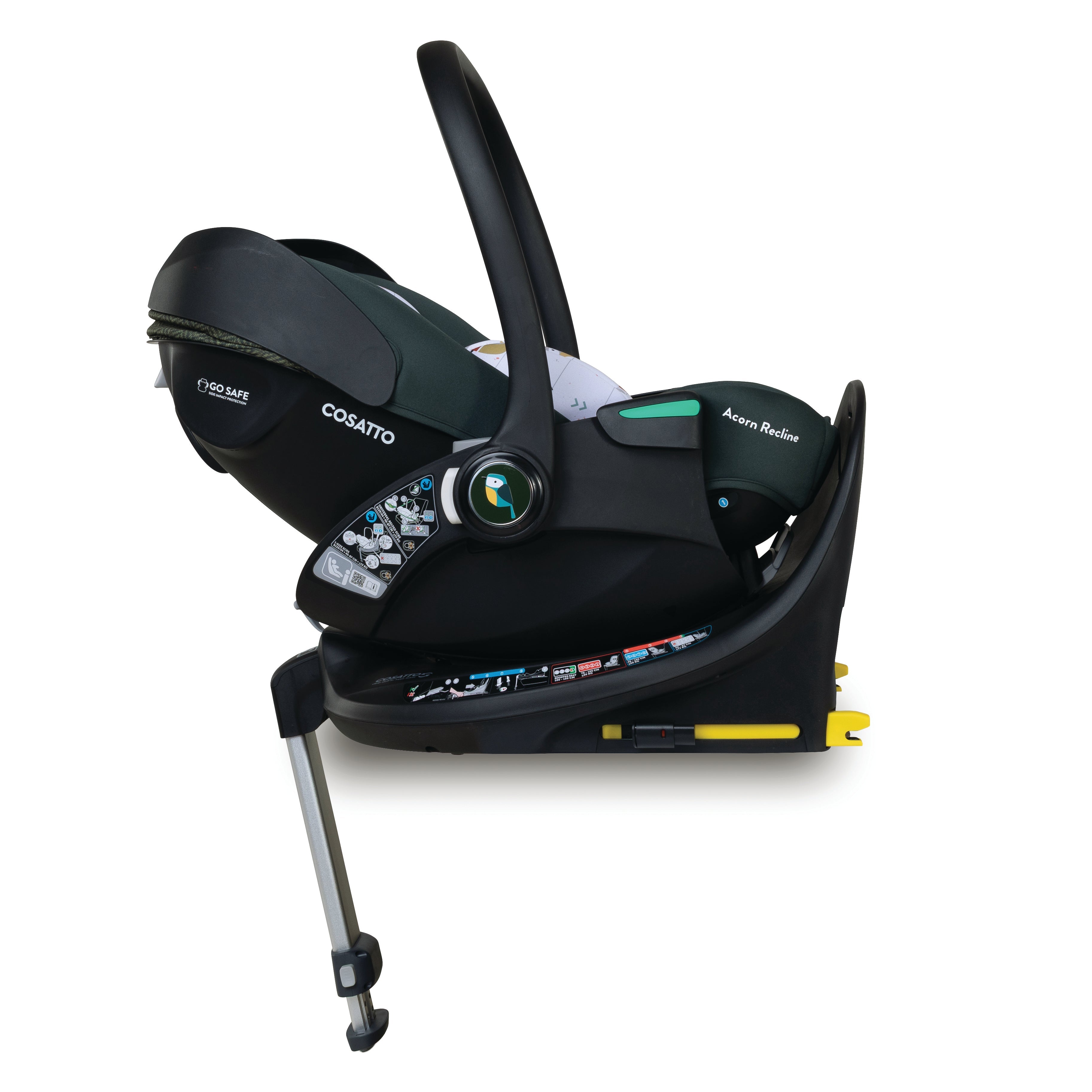 Cosatto Wow 3 Special Edition All Stage Family Rotate & Recline 2 Base Bundle Wildwood