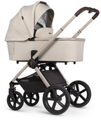 Venicci Upline 2 Stone Beige Pram 3 in 1 Plus Base (Tiago Beige)