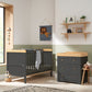 Tuti Bambini Rio 2 Piece Room Set - Honey Oak & Slate Grey