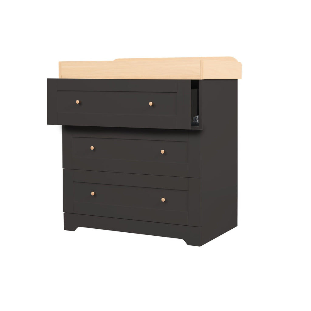 Tutti Bambini Rio 2 Piece Room Set - Honey Oak & Slate Grey