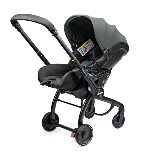 Doona X Recline Car Seat & Stroller - Green Inc FREE Vehicle Seat Protector Worth £29.95!