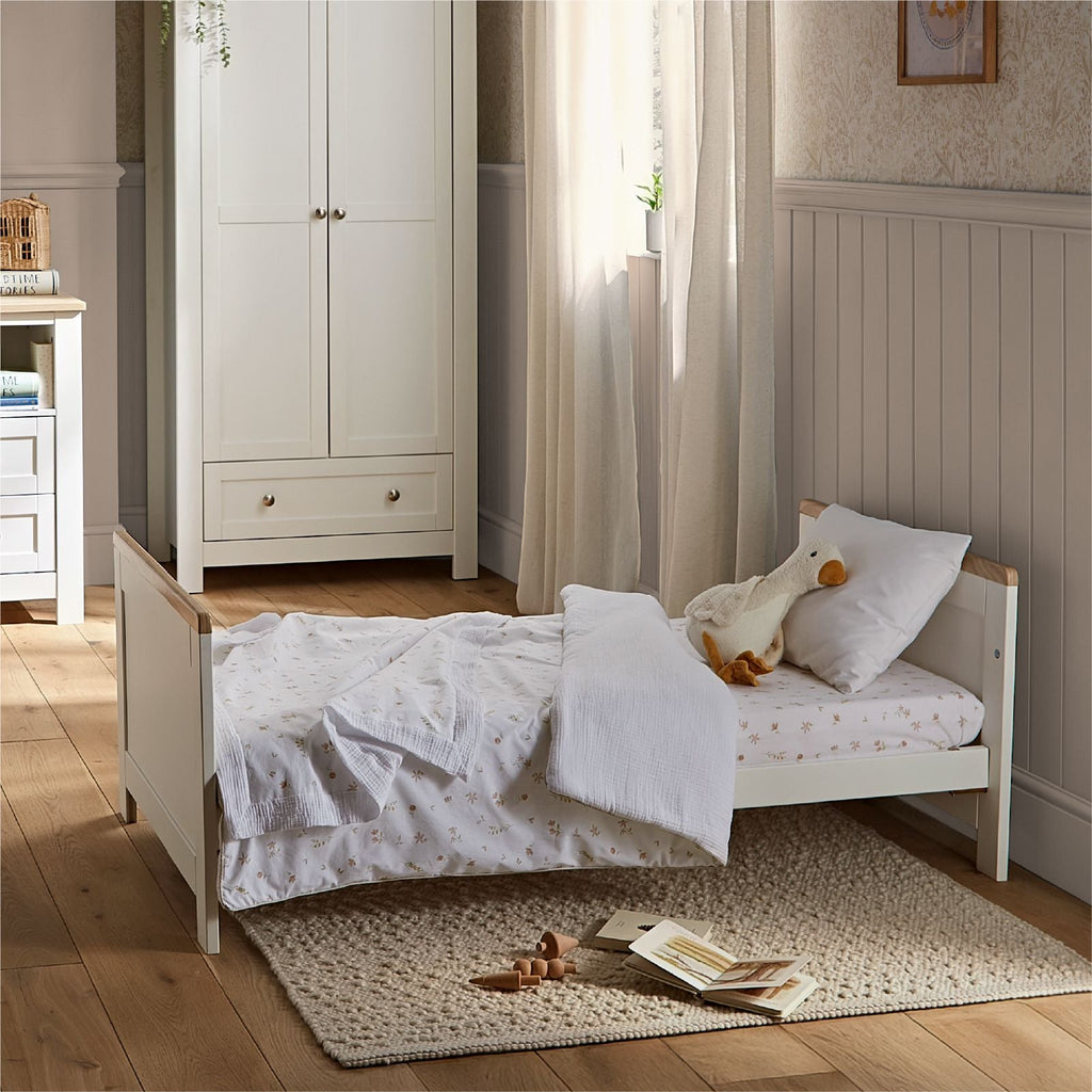 Burford 3 Piece Nursery Furniture Set - White & Oak