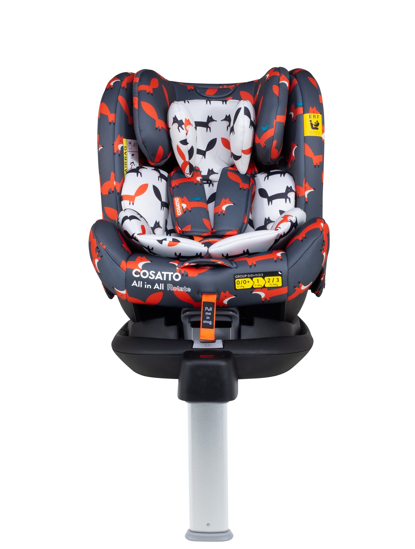 Cosatto All in All 360 Rotate Car Seat -Charcoal Mister Fox