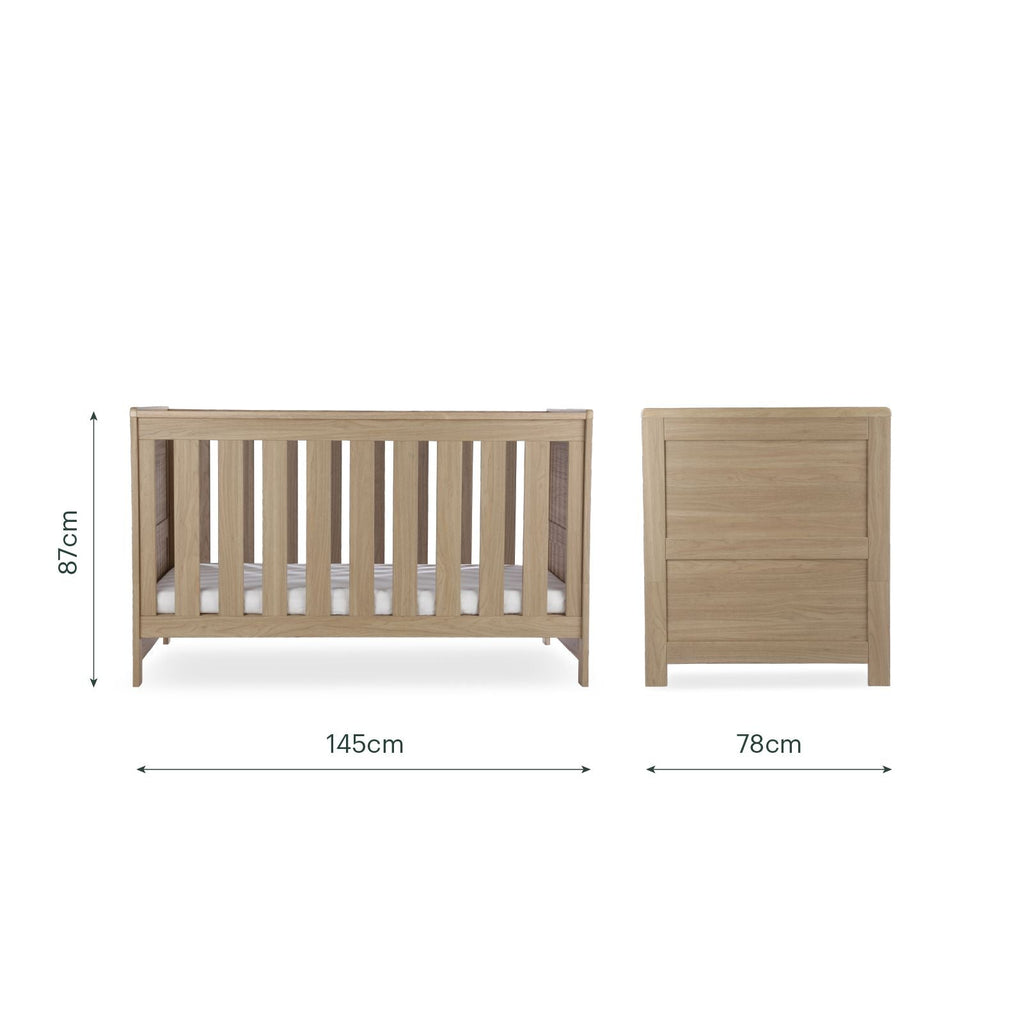 Burford 3 Piece Nursery Furniture Set - Oak