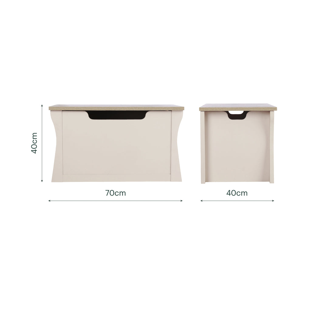 Clara Storage Box - Cashmere & Ash