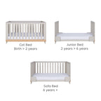 Tutti Bambini Hygge 2 Piece Room Set - Light Oak/White Sand