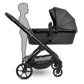 icandy Peach 7 STUDIO Pushchair and Carrycot - Complete Car Seat Bundle- Ultra Matt Black