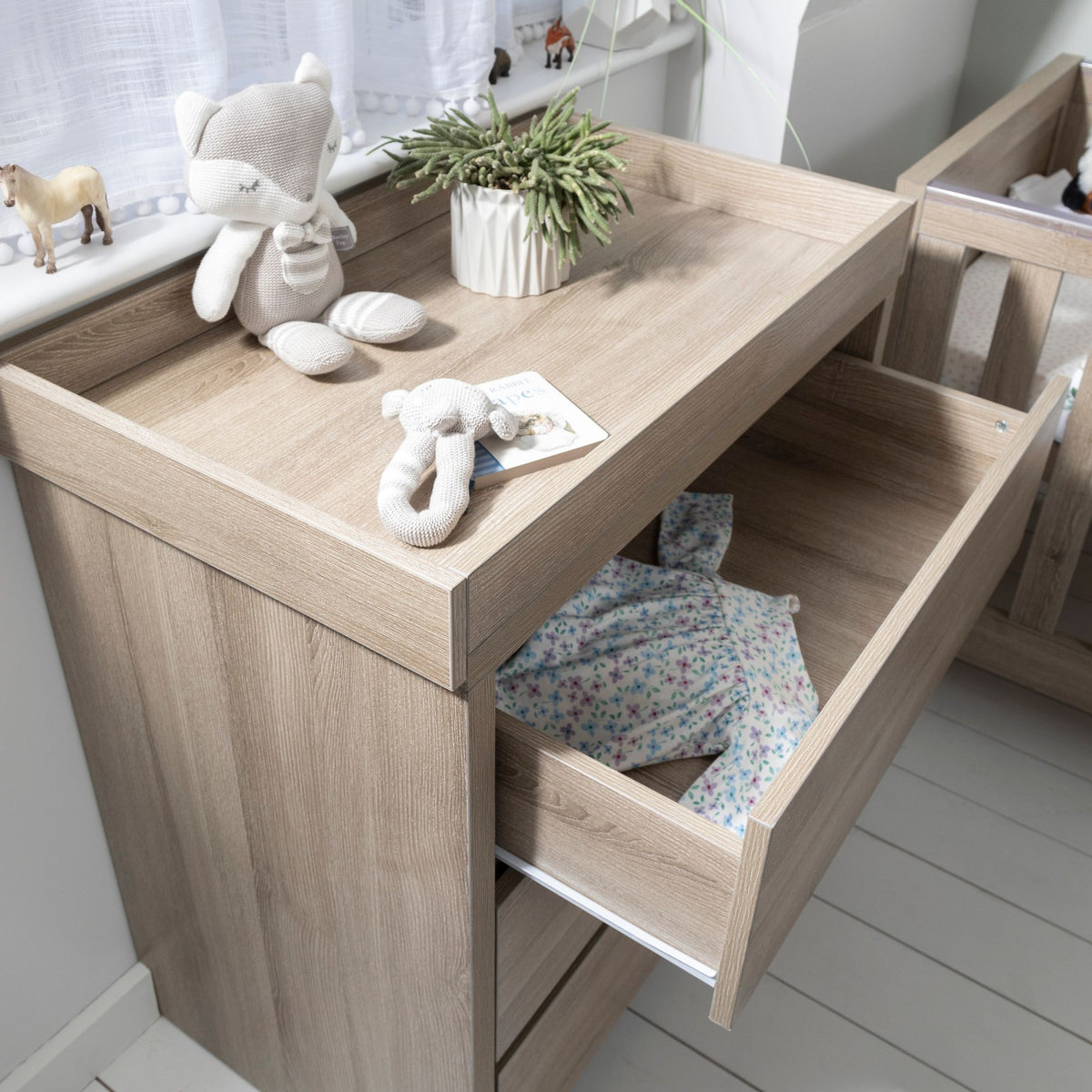 Tuti Bambini Modena 2 Piece Room Set - Oak