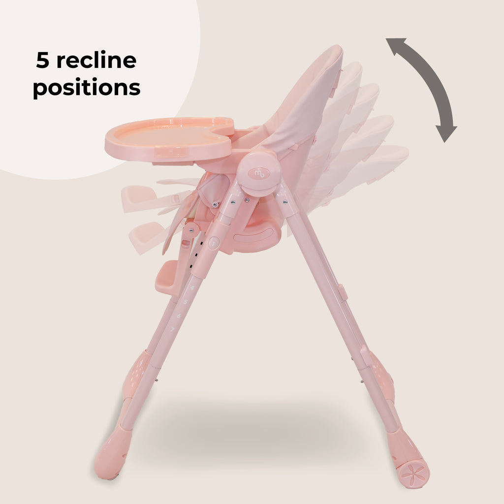 My Babiie Luxe Highchair- Pink