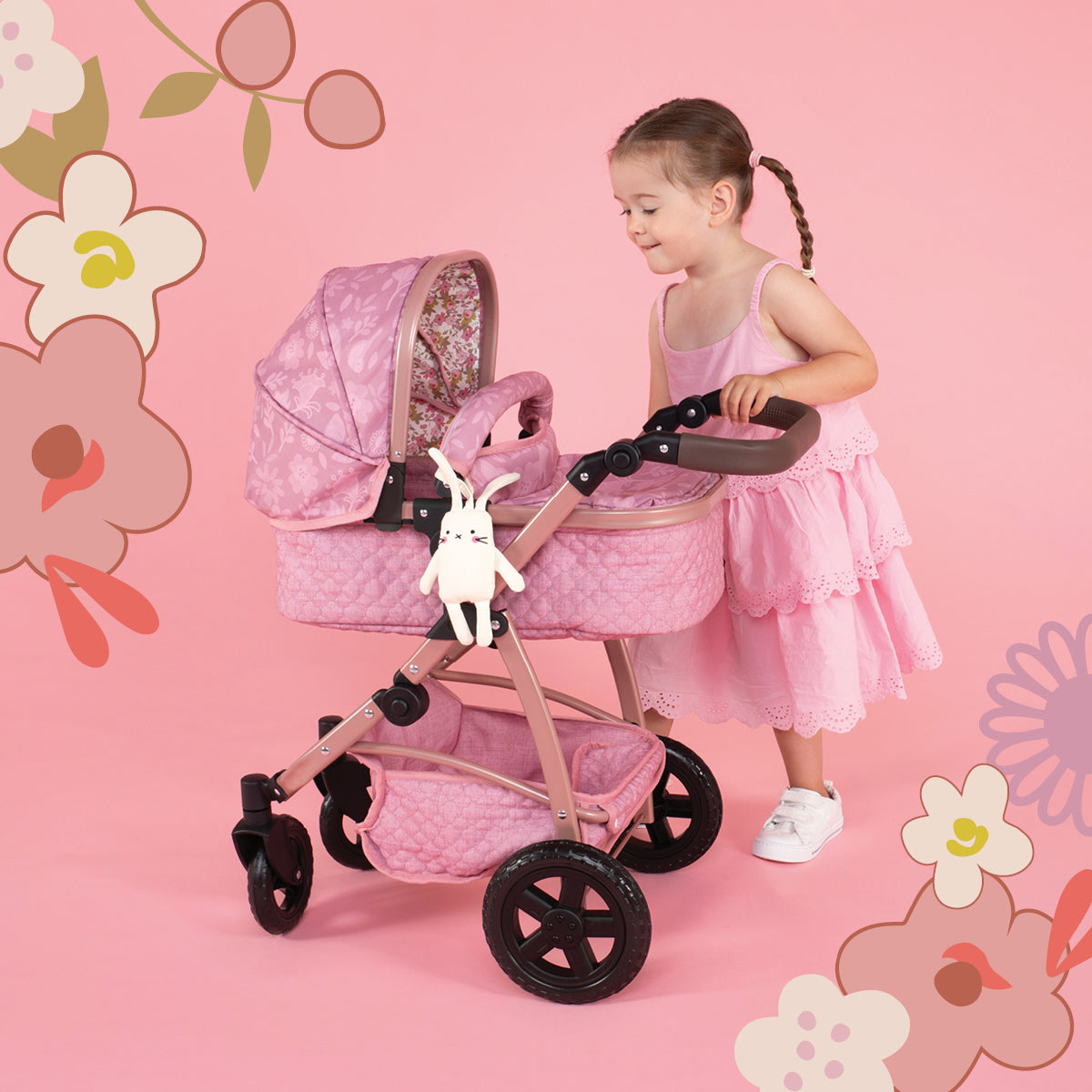 Cosatto Wow 3 Doll's Pram- Camille