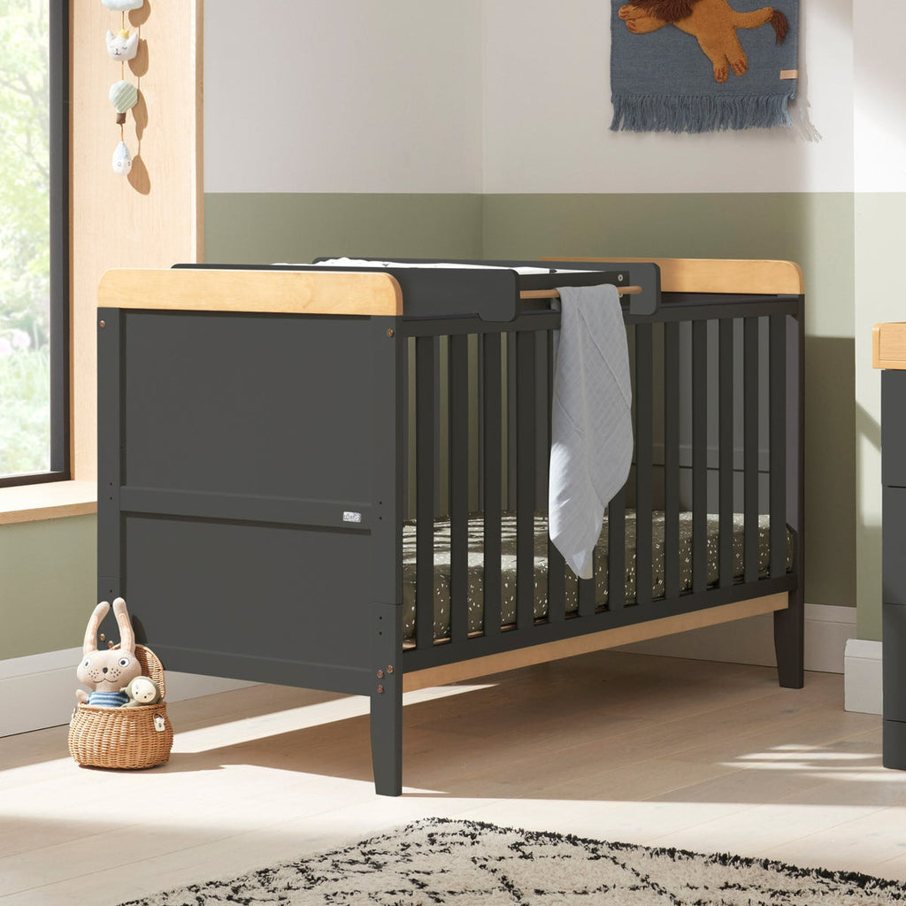 Tutti Bambini Rio 2 Piece Room Set - Honey Oak & Slate Grey