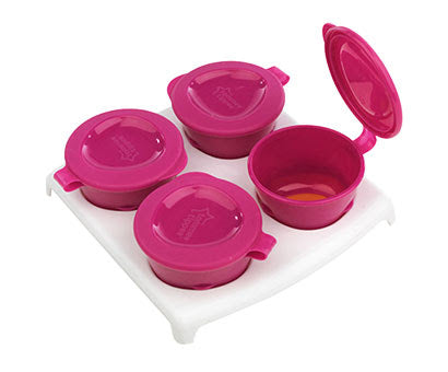 Tommee Tippee X4 Freezer Pop Pots Including Tray