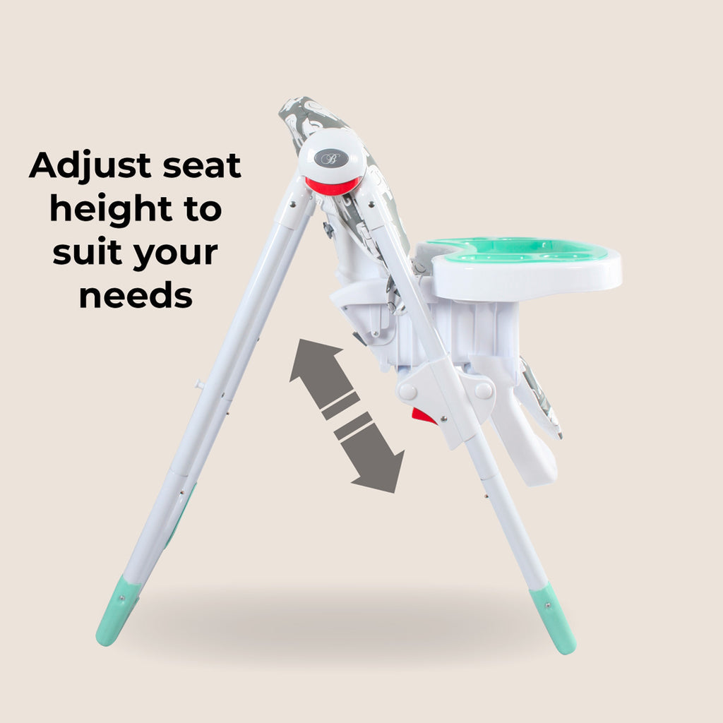 My Babiie Premium Highchair- Elephant