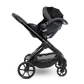 icandy Peach 7 STUDIO Pushchair and Carrycot - Complete Car Seat Bundle- Ultra Matt Black