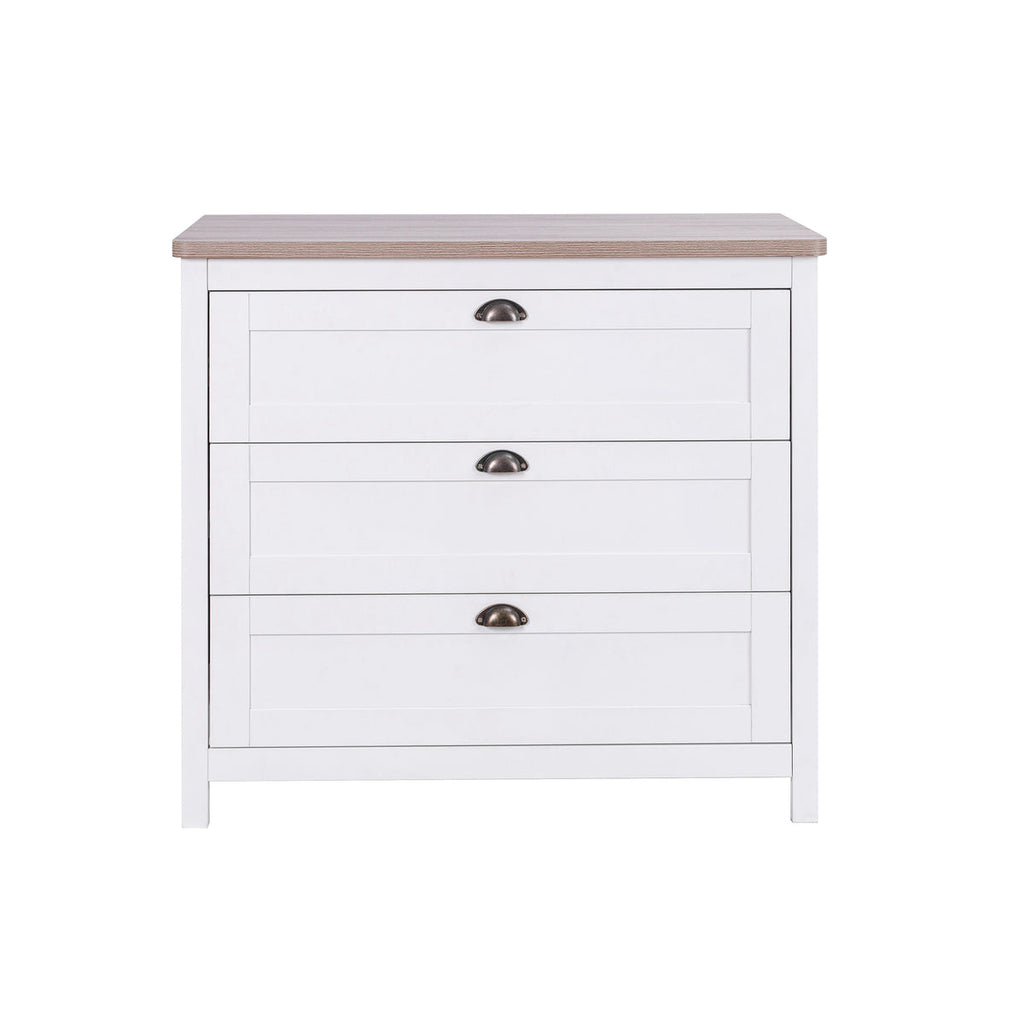 Tutti Bambini Verona 3 Piece Room Set - White/Oak