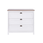 Tutti Bambini Verona 3 Piece Room Set - White/Oak